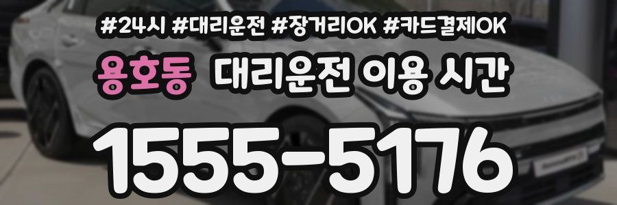 용호동 대리운전 이용 시간