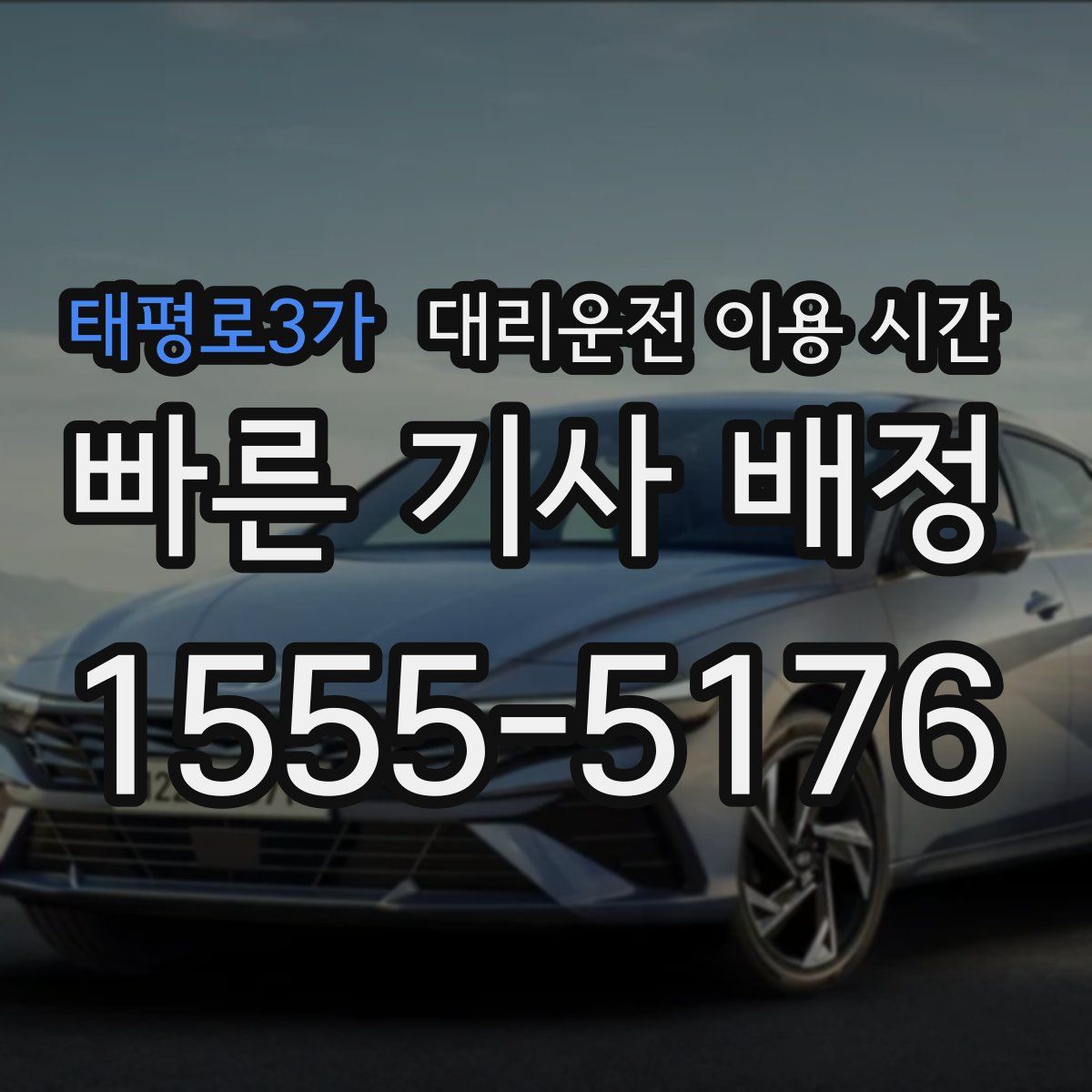 태평로3가 대리운전 이용 시간