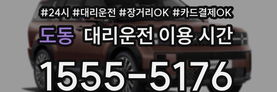 도동 대리운전 이용 시간