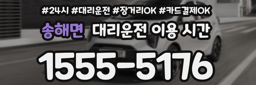 송해면 대리운전 이용 시간