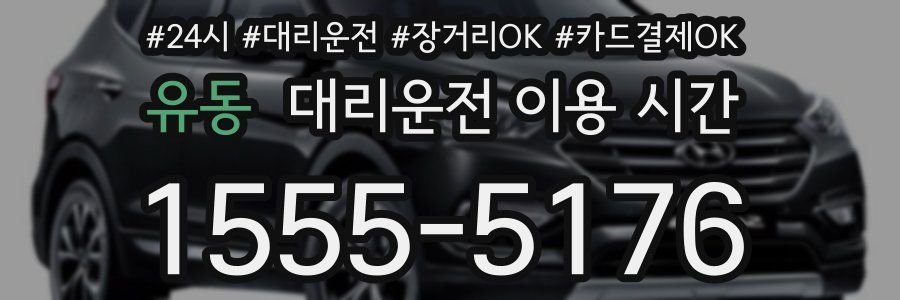 유동 대리운전 이용 시간