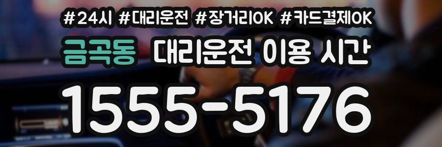 금곡동 대리운전 이용 시간