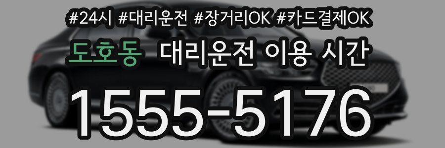 도호동 대리운전 이용 시간