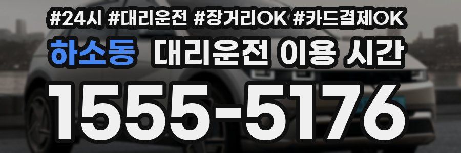 하소동 대리운전 이용 시간