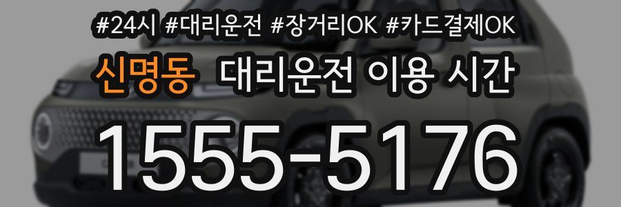 신명동 대리운전 이용 시간