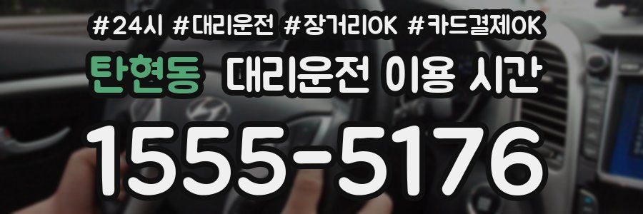 탄현동 대리운전 이용 시간