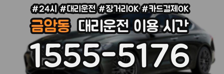 금암동 대리운전 이용 시간