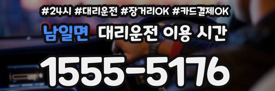 남일면 대리운전 이용 시간