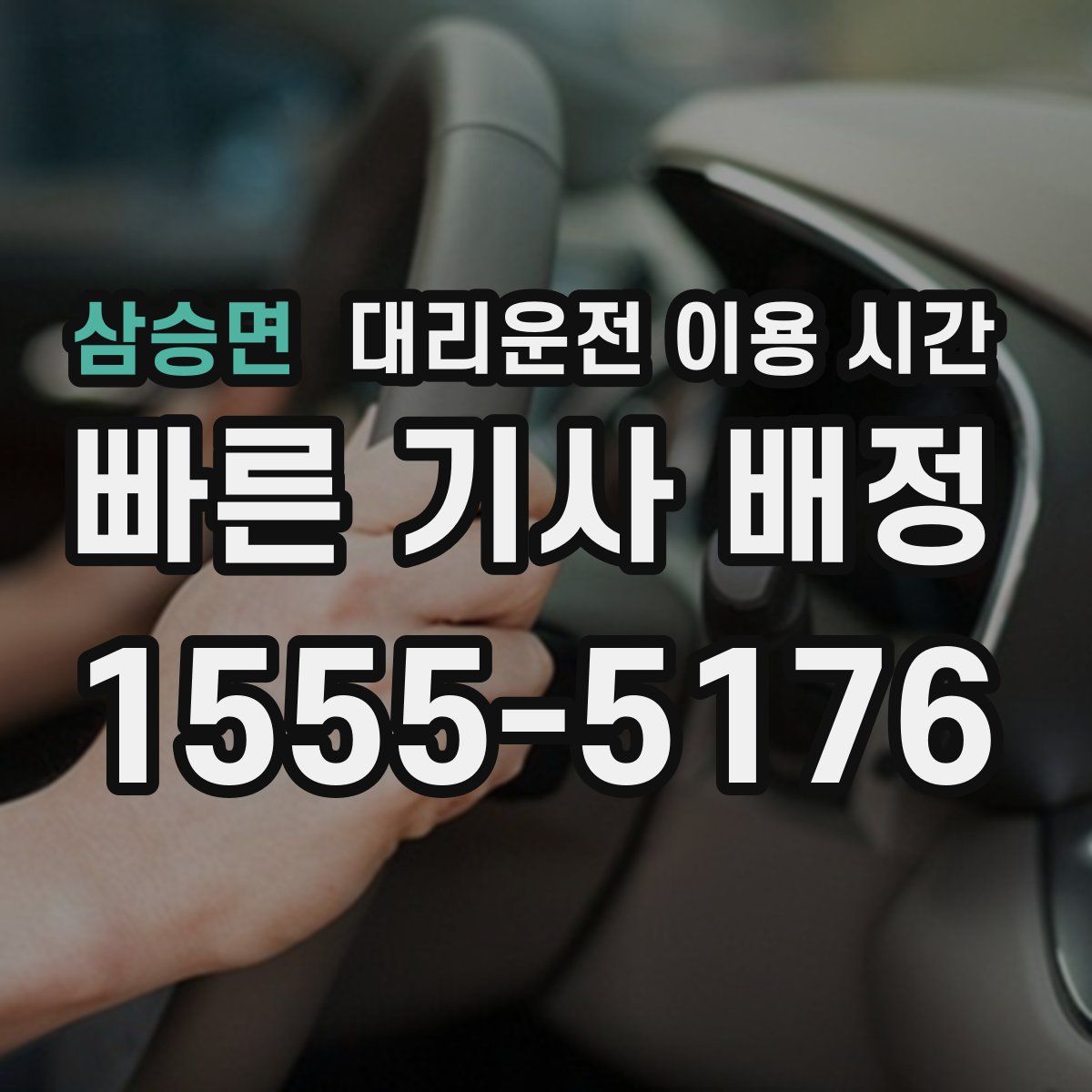 삼승면 대리운전 이용 시간