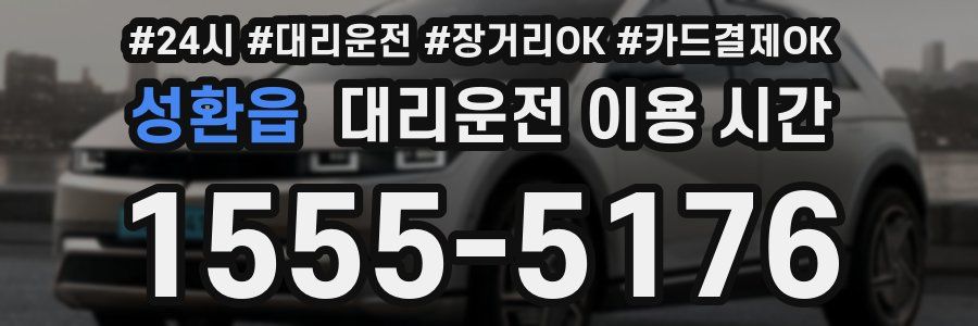 성환읍 대리운전 이용 시간