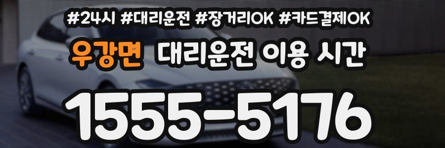 우강면 대리운전 이용 시간