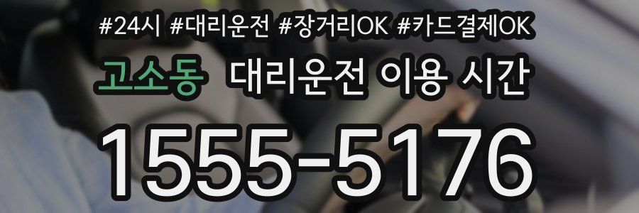 고소동 대리운전 이용 시간