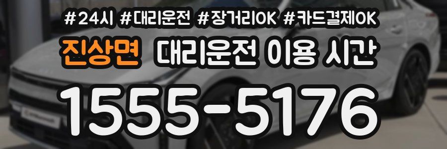 진상면 대리운전 이용 시간