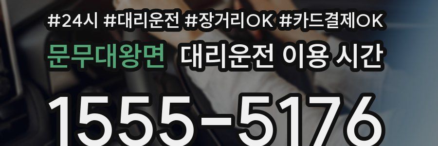 문무대왕면 대리운전 이용 시간