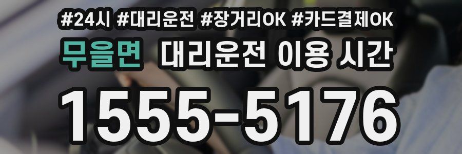 무을면 대리운전 이용 시간