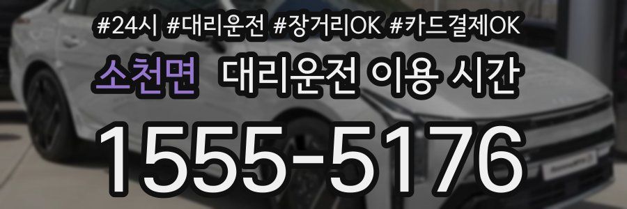 소천면 대리운전 이용 시간