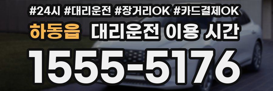 하동읍 대리운전 이용 시간