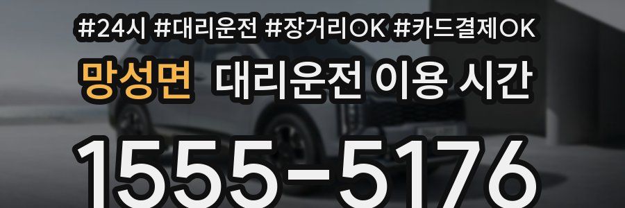 망성면 대리운전 이용 시간
