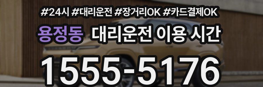 용정동 대리운전 이용 시간