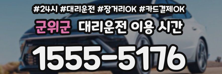 군위군 대리운전 이용 시간