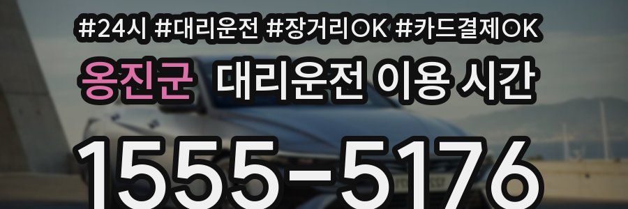 옹진군 대리운전 이용 시간