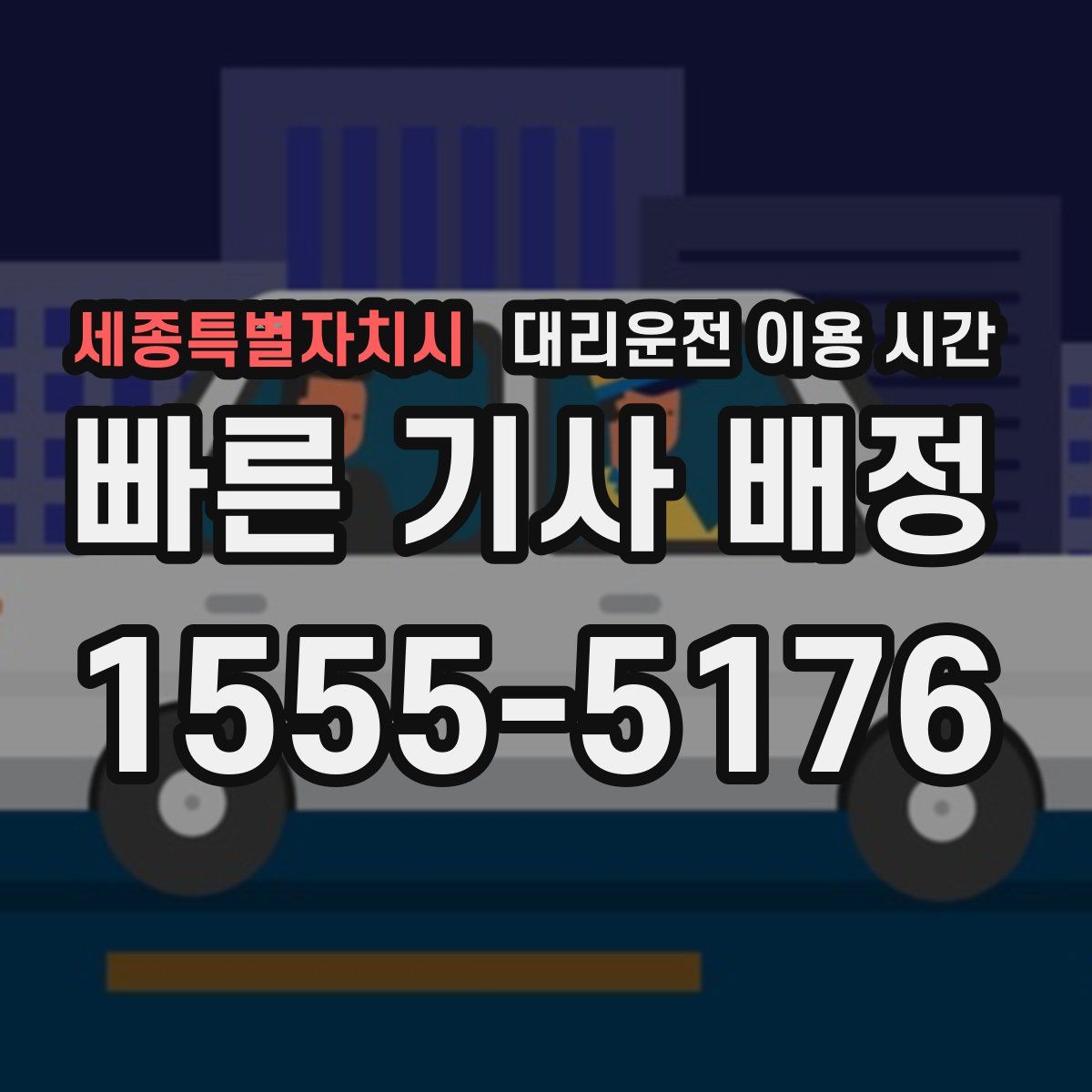 세종특별자치시 대리운전 이용 시간