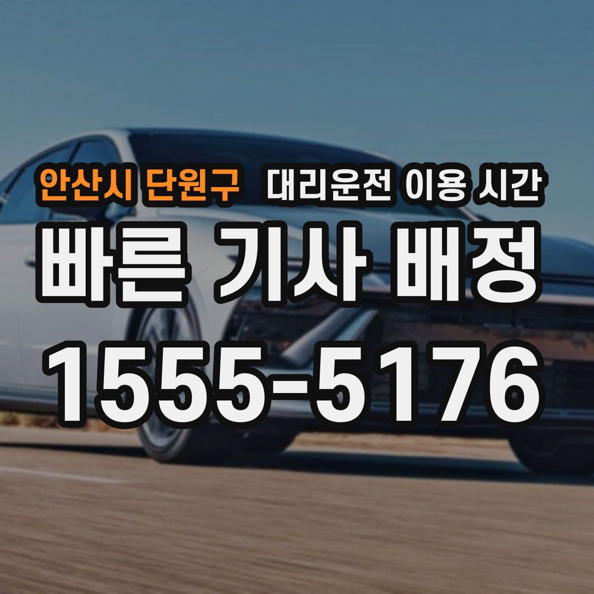 안산시 단원구 대리운전 이용 시간