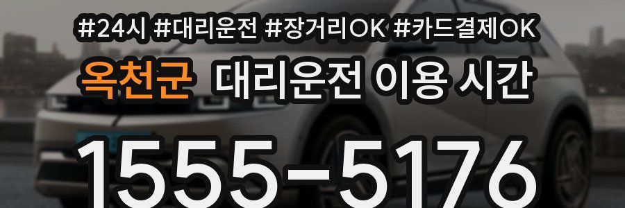 옥천군 대리운전 이용 시간