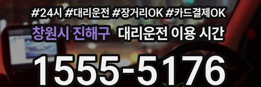 창원시 진해구 대리운전 이용 시간