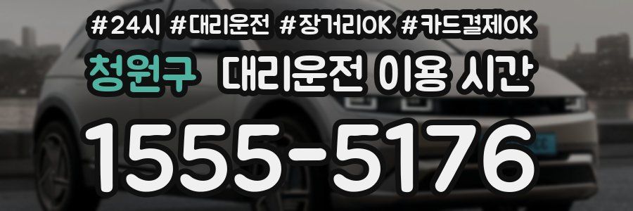 청원구 대리운전 이용 시간