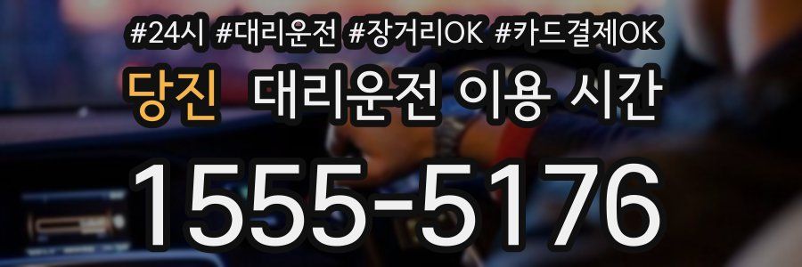 당진 대리운전 이용 시간
