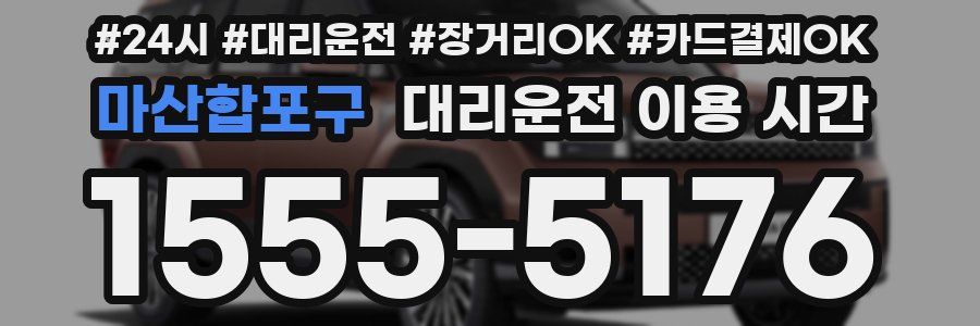 마산합포구 대리운전 이용 시간