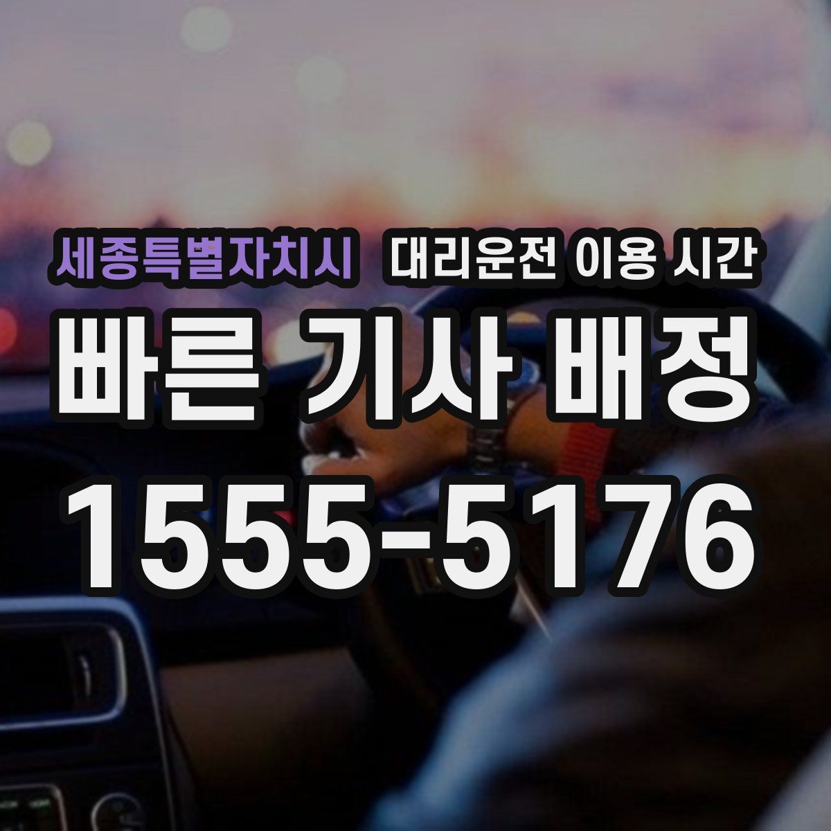 세종특별자치시 대리운전 이용 시간