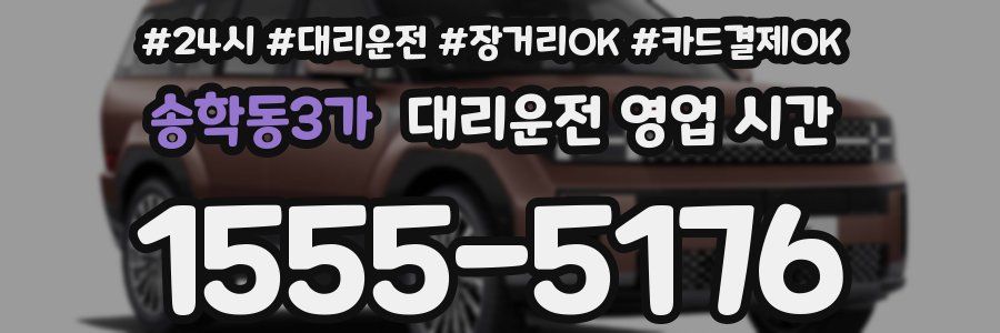 송학동3가 대리운전 영업 시간
