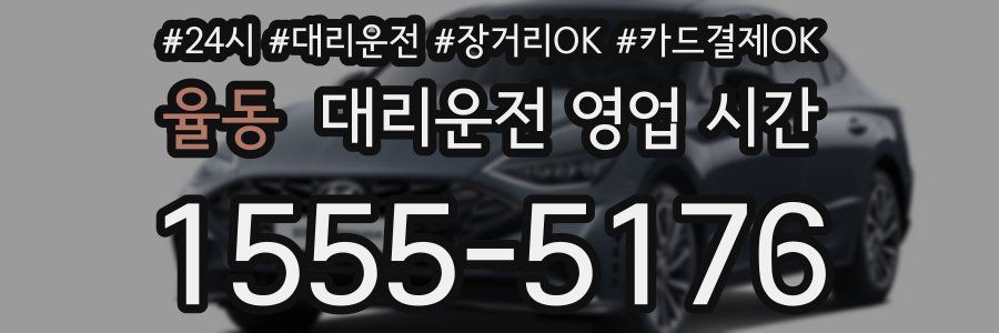 율동 대리운전 영업 시간