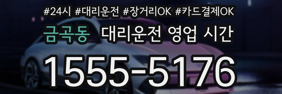 금곡동 대리운전 영업 시간