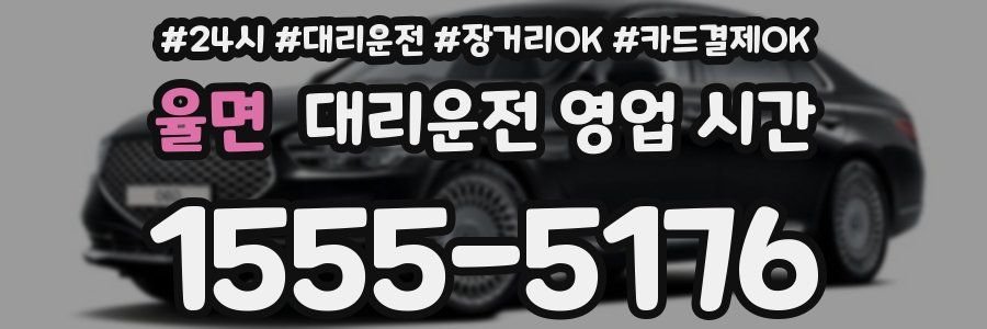율면 대리운전 영업 시간
