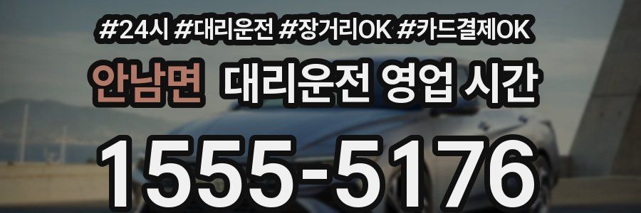 안남면 대리운전 영업 시간