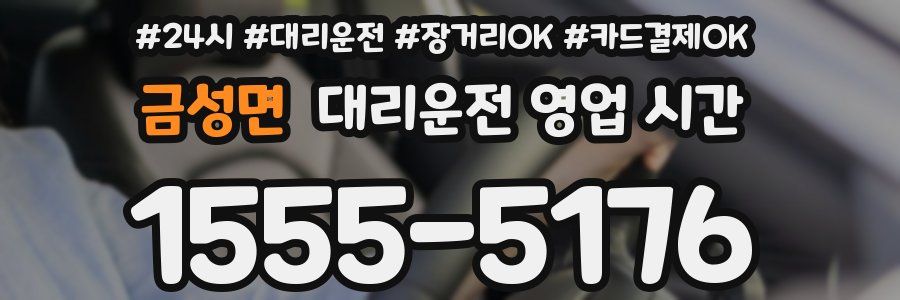 금성면 대리운전 영업 시간