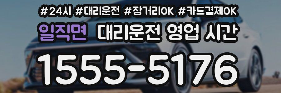 일직면 대리운전 영업 시간