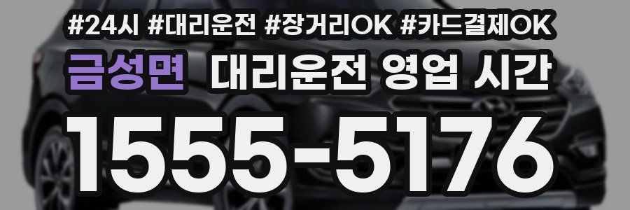 금성면 대리운전 영업 시간
