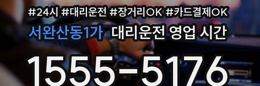 서완산동1가 대리운전 영업 시간