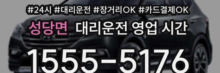 성당면 대리운전 영업 시간