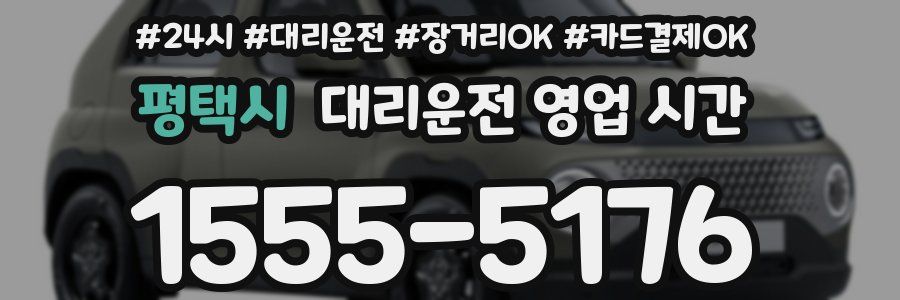 평택시 대리운전 영업 시간
