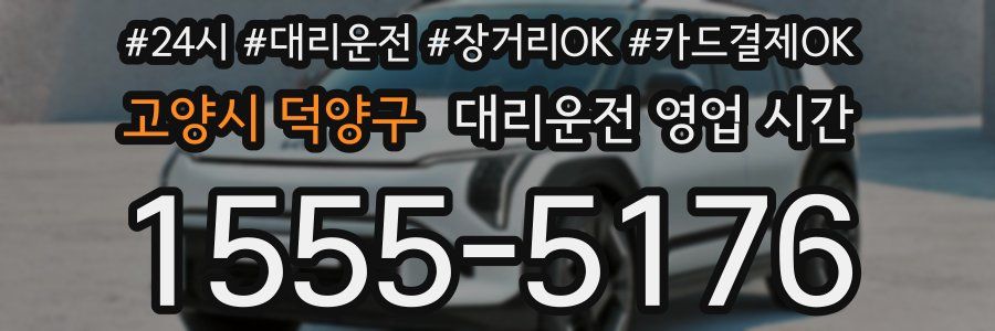 고양시 덕양구 대리운전 영업 시간
