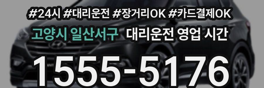 고양시 일산서구 대리운전 영업 시간