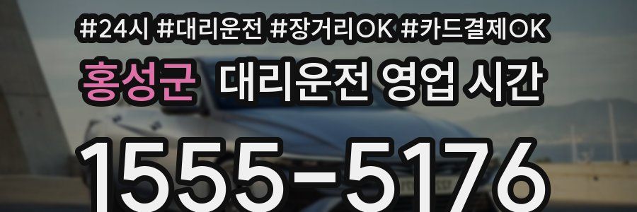 홍성군 대리운전 영업 시간