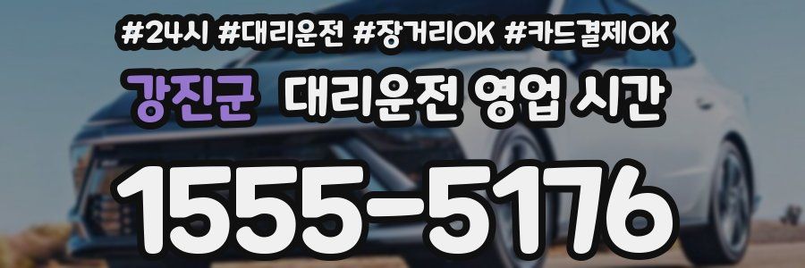 강진군 대리운전 영업 시간