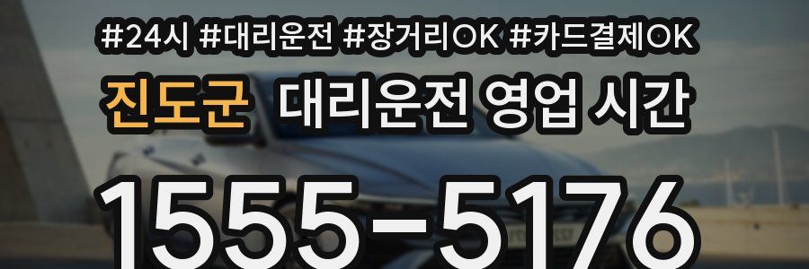 진도군 대리운전 영업 시간