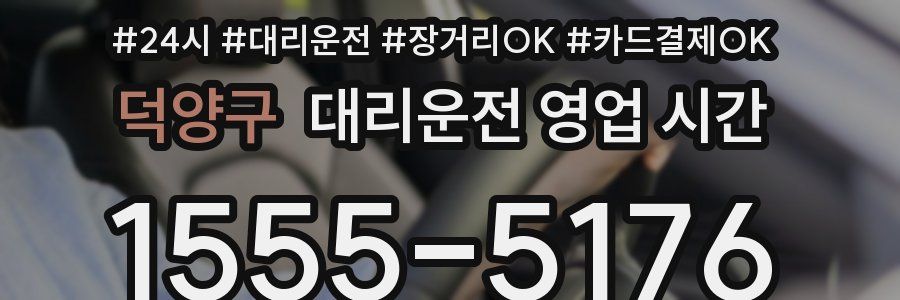 덕양구 대리운전 영업 시간
